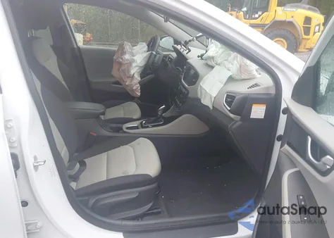 2017 Hyundai Ioniq Hybrid Blue from USA, damaged, VIN KMHC65LC0HU040044